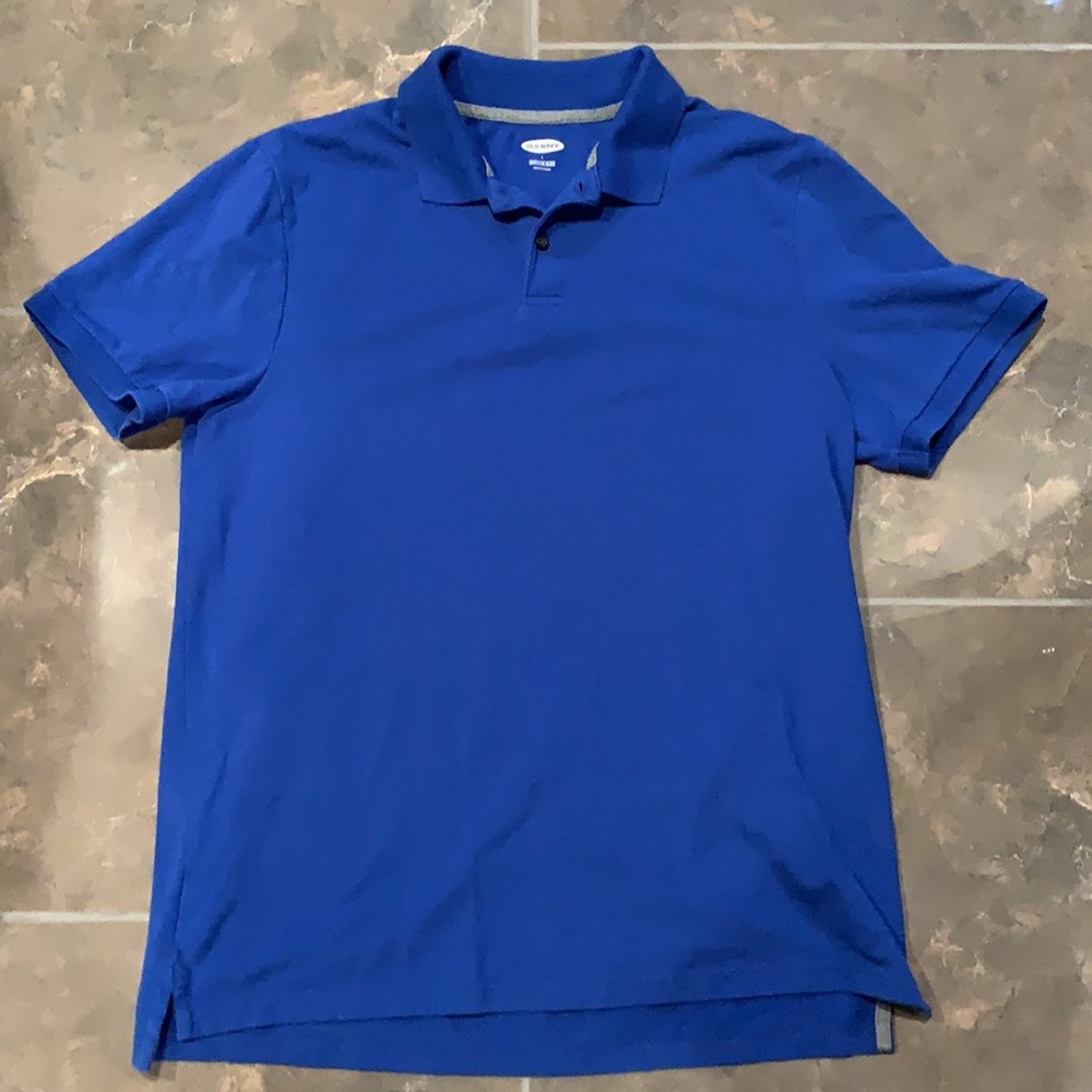Old navy men’s large blue polo